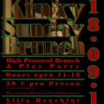 Kinky Sunday Brunch - Flyer